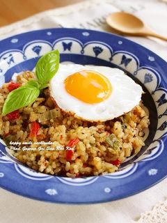 炊飯器で!楽ちんガパオ風炊き込みごはん*-レシピのメイン写真