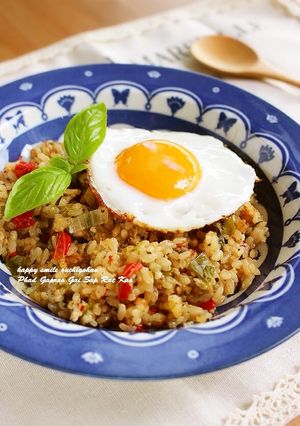 炊飯器で！楽ちんガパオ風炊き込みごはん＊-レシピのメイン写真