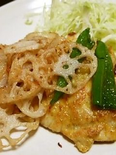 カレーピカタ素揚げ野菜添え-レシピのメイン写真