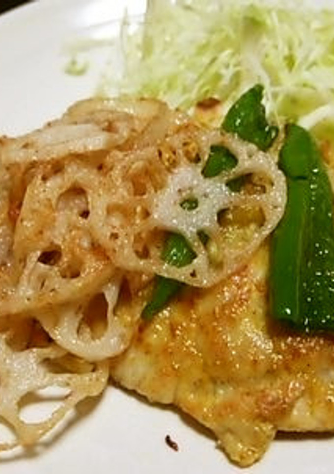 カレーピカタ素揚げ野菜添え-レシピのメイン写真