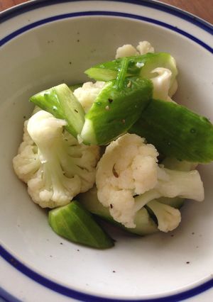 カリフラワーのレモン鶏ガラスープマリネ-レシピのメイン写真