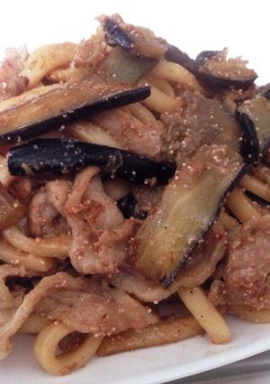 バター醤油焼きうどん-レシピのメイン写真