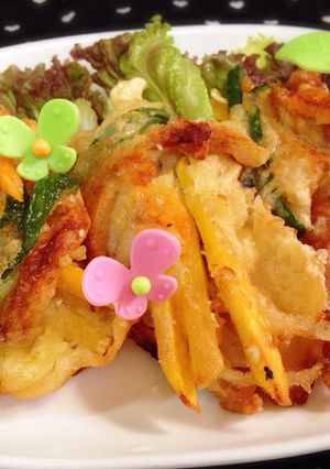 かき揚げ？柿揚げだよ！芋入で弁当にも-レシピのメイン写真