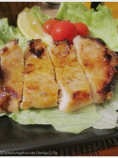西京味噌 de トンテキの漬け焼き-レシピのメイン写真