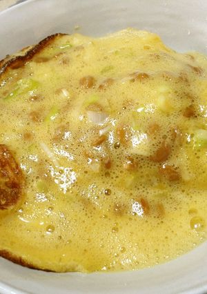 とろふわ焼き卵納豆丼。-レシピのメイン写真