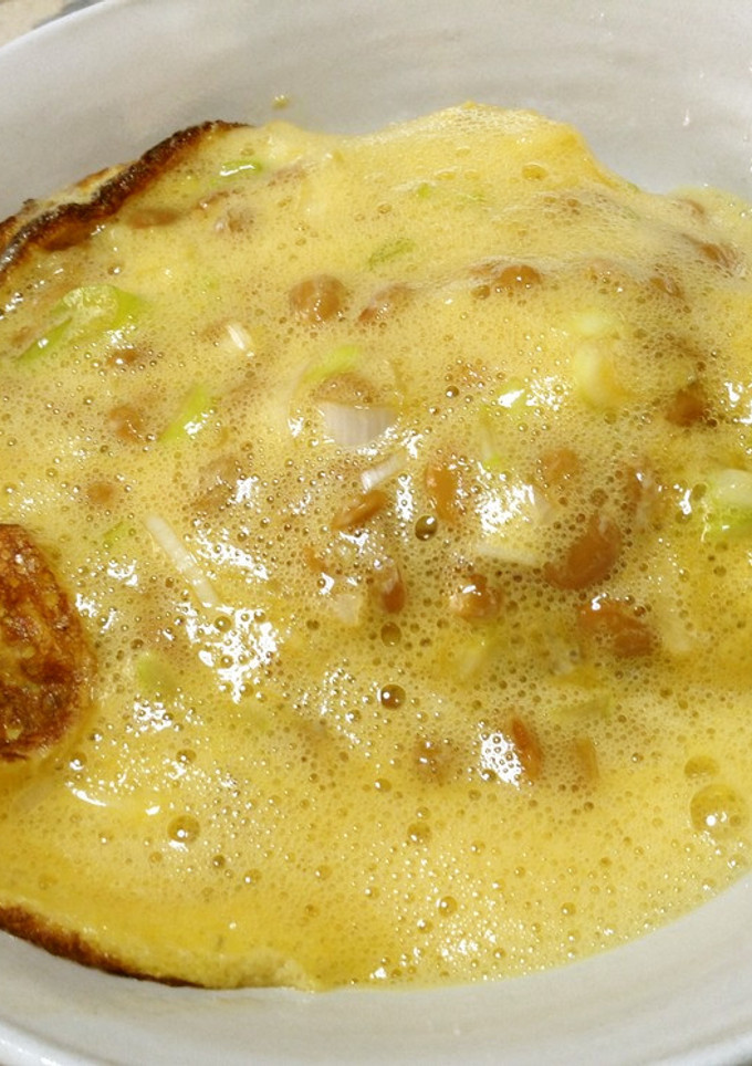 とろふわ焼き卵納豆丼。-レシピのメイン写真