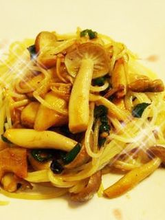 ピーマンときのこの和風パスタ-レシピのメイン写真