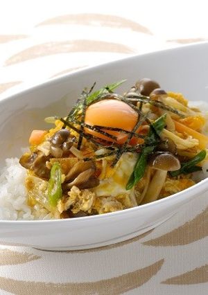 秋の味覚！どっさりきのこ丼-レシピのメイン写真
