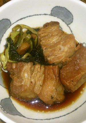 紹興酒＆八角が香る！豚の角煮-レシピのメイン写真