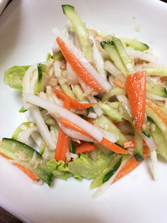 千切り野菜とツナのさっぱりサラダ-レシピのメイン写真