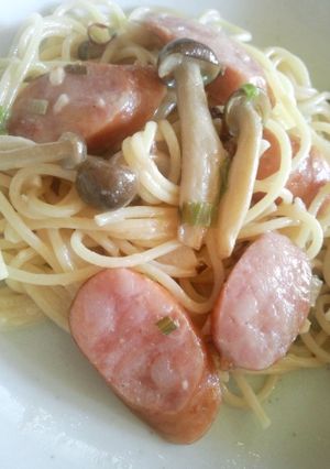 パスタ☆ちょい辛きのこクリーム-レシピのメイン写真