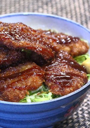 Ｗソースかつ丼♪-レシピのメイン写真