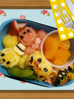 ハロウィンキャラ弁☆ディズニーツムツム☆-レシピのメイン写真