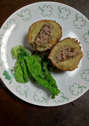 サツマイモ肉団子ロッケ-レシピのメイン写真