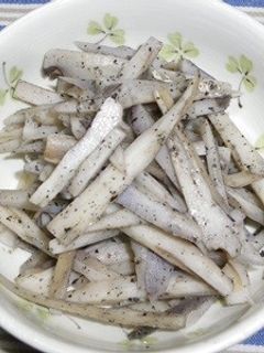 蓮根のきんぴら風ゴマ塩炒め-レシピのメイン写真