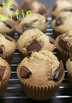 バレンタインにチョコのせ★ココアマフィン-レシピのメイン写真