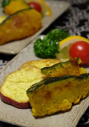 さつま芋とかぼちゃのバター焼き-レシピのメイン写真
