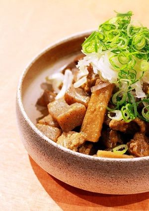 牛すじと蒟蒻のどて煮〜ゴボウ入り〜-レシピのメイン写真