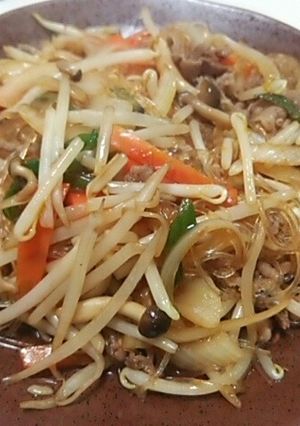 絶品！春雨ともやしでヘルシー野菜炒め♪-レシピのメイン写真