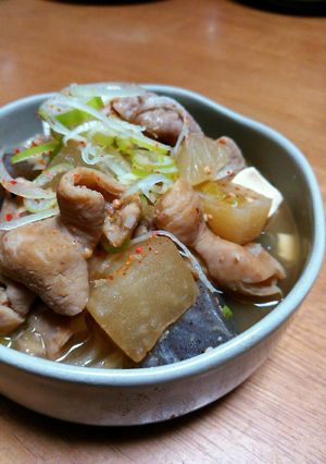 我が家の味噌もつ煮込み～にんにく入り♡-レシピのメイン写真