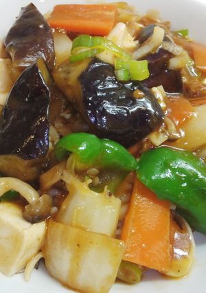 クックドゥで野菜たっぷり　麻婆中華丼？-レシピのメイン写真