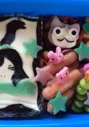 妖怪ウオッチ オロチキャラ弁-レシピのメイン写真
