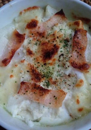 長芋と豆腐とベーコンのチーズ焼き-レシピのメイン写真
