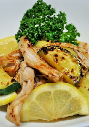 鶏肉の塩レモン炒め-レシピのメイン写真