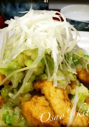 鶏胸ジューシー竜田揚げ&簡単ネギソース-レシピのメイン写真