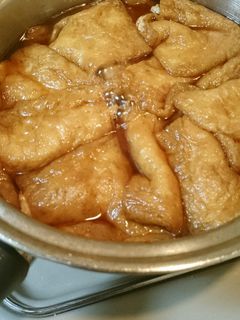 いなり寿司用*揚げの煮付け-レシピのメイン写真