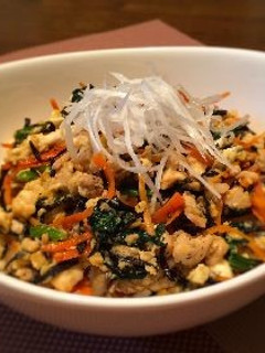 ヘルシー☆いり豆腐丼-レシピのメイン写真