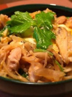 キノコたっぷり親子丼-レシピのメイン写真