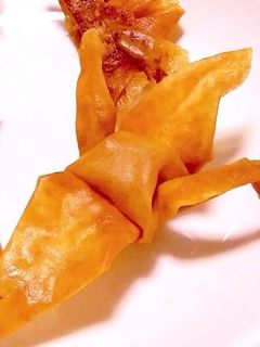 春巻きの皮で鶴!!-レシピのメイン写真