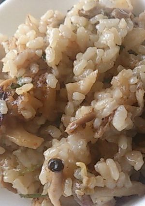 おこげも出来る♪ 蓮根と豚肉の混ぜご飯-レシピのメイン写真