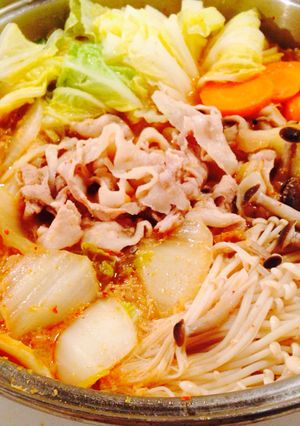 身体ポカポカ薬味たっぷりのキムチ鍋☆-レシピのメイン写真