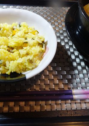かぼちゃごはん、こんな感じで。-レシピのメイン写真