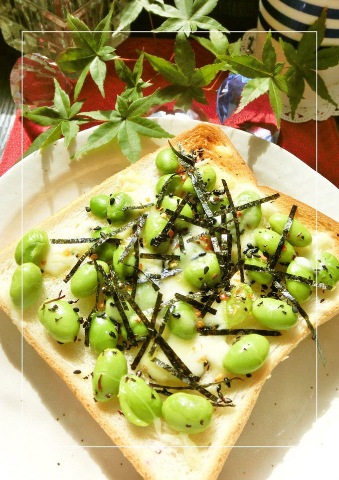 ほんのりゆかり香る❀枝豆の和トースト-レシピのメイン写真