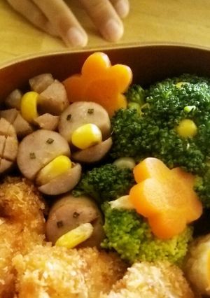 *ウインナーさん☆キャラ弁*-レシピのメイン写真
