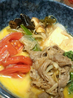 クッキングトマトソースdeトマトすき焼き-レシピのメイン写真