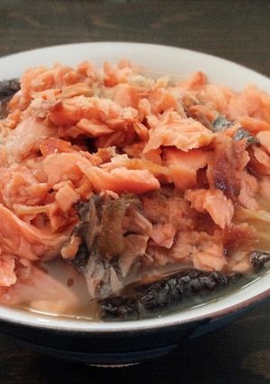 鮭のお湯づけ-レシピのメイン写真