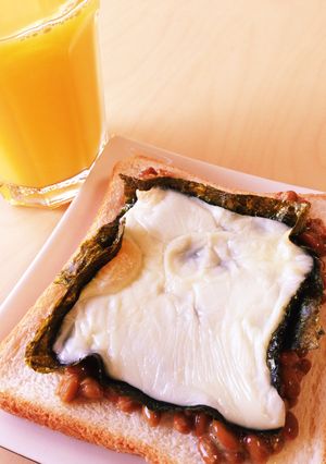 試してみて！！納豆海苔チーズトースト-レシピのメイン写真