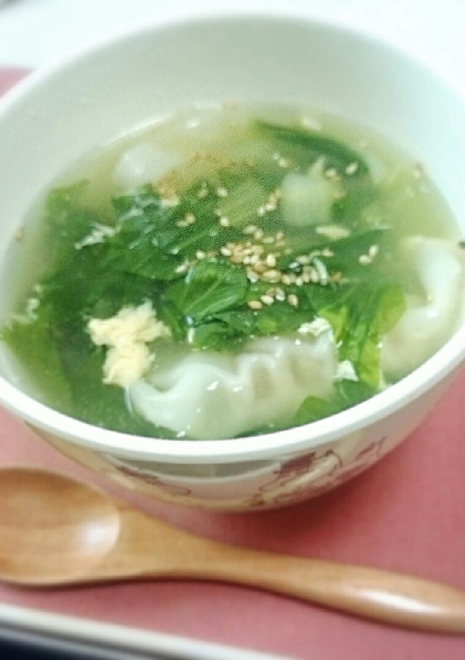チンゲン菜と卵のとろとろスープ-レシピのメイン写真