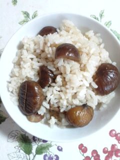 おでん出汁で栗ご飯〈リメイク〉-レシピのメイン写真