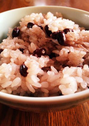 小豆水煮缶で簡単お赤飯♡-レシピのメイン写真