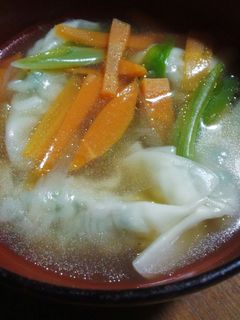 寒い日に♡ ~スープ餃子~-レシピのメイン写真