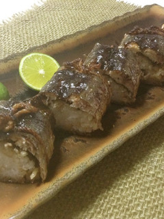 焼きサンマの焼きおにぎり-レシピのメイン写真