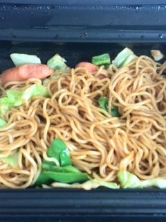 簡単電子レンジ焼きそば-レシピのメイン写真