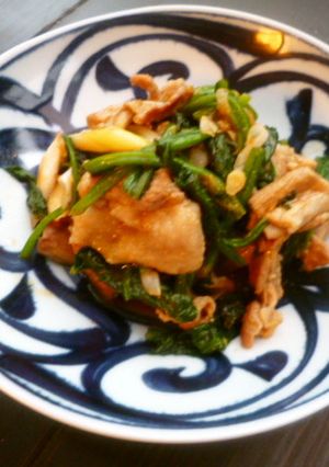 豚肉とほうれん草のピリ辛みそ炒め♪-レシピのメイン写真