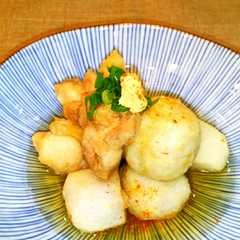 รูปของ 美味しい♪里芋・鶏肉⭐揚げ出し⭐和食