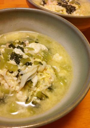 崩し豆腐のカニ入り玉子スープ-レシピのメイン写真